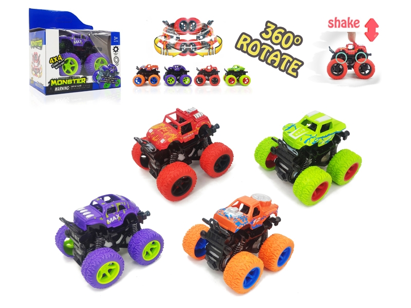 FRICTION STUNT CAR,4ASST - HP1163291