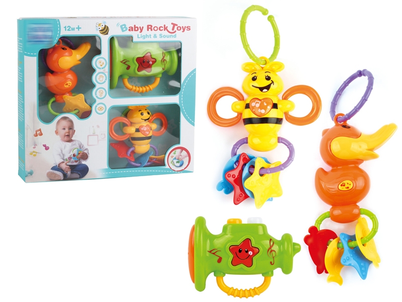 BABY RATTLE 3PCS - HP1163704