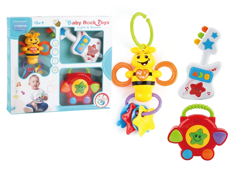 BABY RATTLE 3PCS - HP1163708