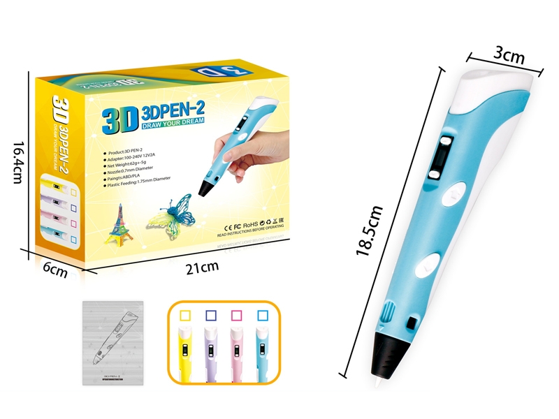3D PEN,PINK/YELLOW/PURPLE/BLUE - HP1163913