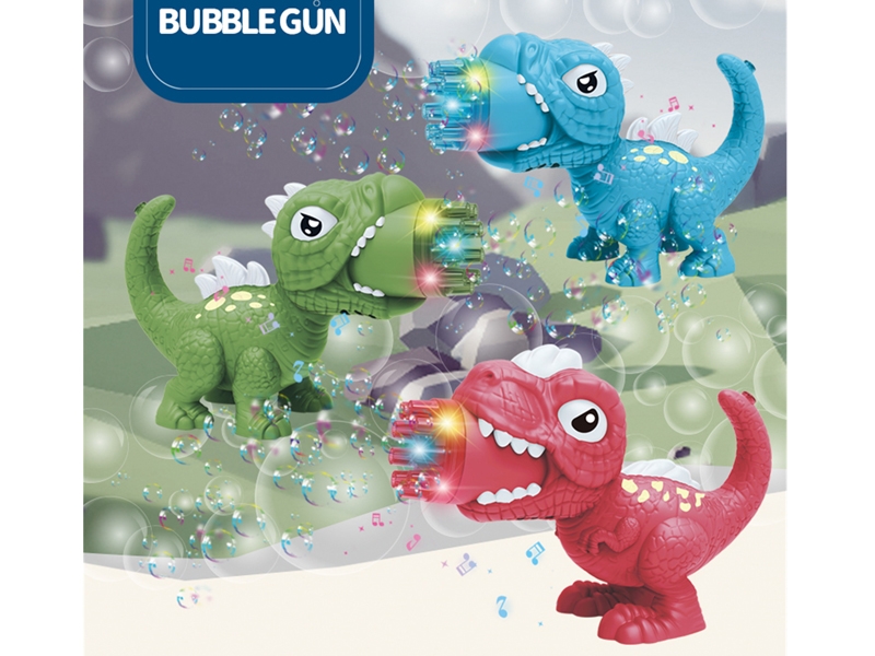 DINOSAUR 9 HOLE BUBBLE GUN (WITHOUT MUSIC) - HP1163984