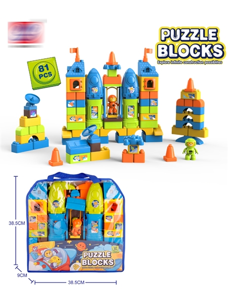 BUILDING BLOCKS 81PCS - HP1164132