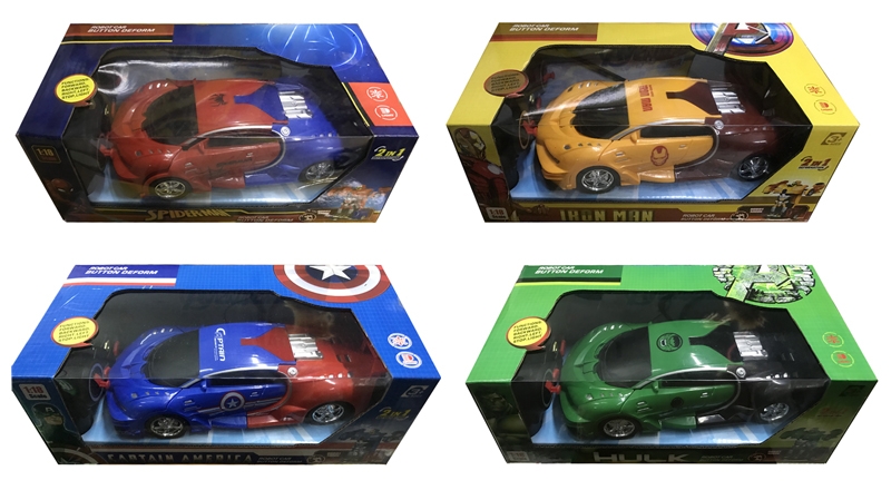 R/C 6-CHANNELS CAR W/ONE KEY DEFORMATION (4 COLORS) - HP1164182