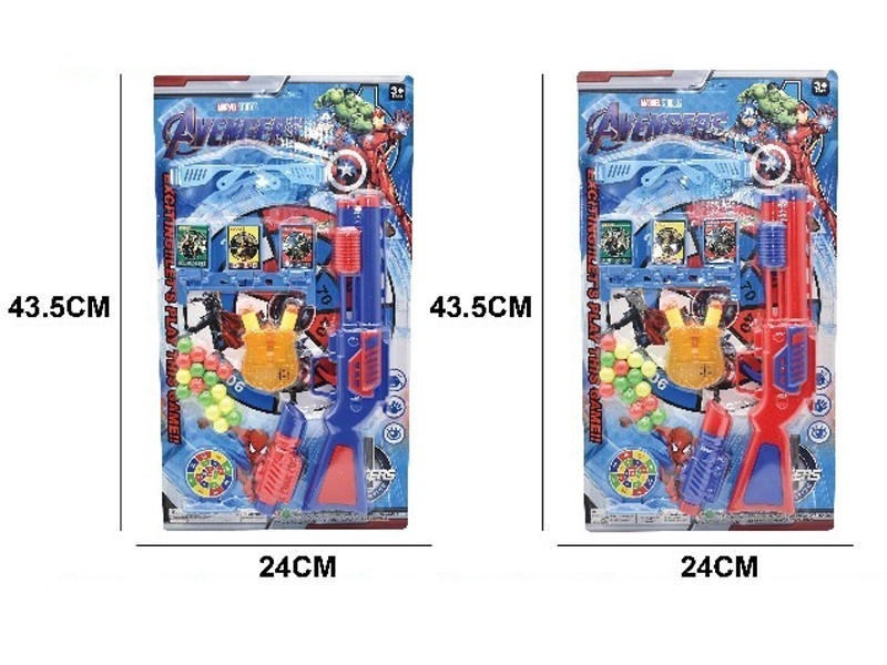PINGPONG GUN SET，RED/BLUE - HP1164381