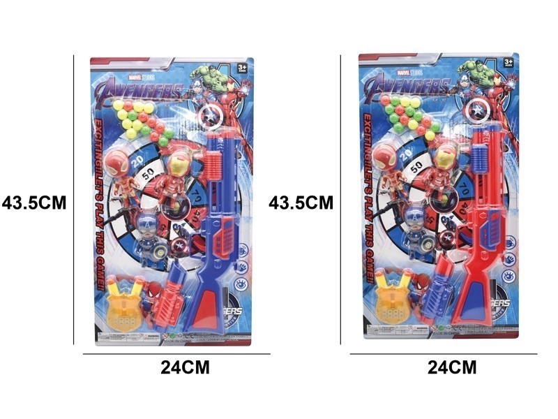 PINGPONG GUN SET，RED/BLUE - HP1164386