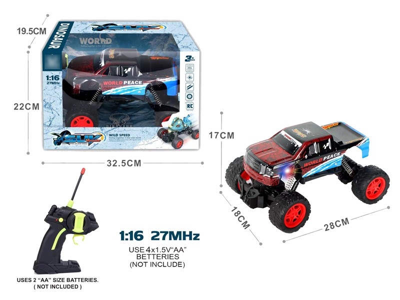 1:16 4-CHANNEL RC CAR W/NOT INCLUDE BATTERY - HP1164550