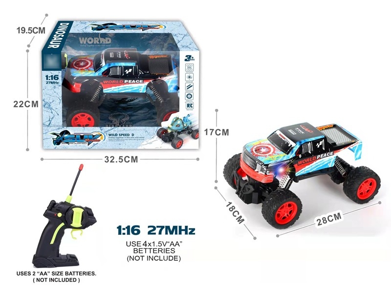 1:16 4-CHANNEL RC CAR W/NOT INCLUDE BATTERY - HP1164552