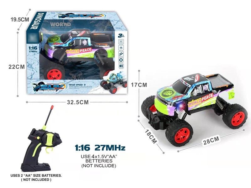 1:16 4-CHANNEL RC CAR W/NOT INCLUDE BATTERY - HP1164554