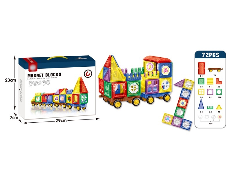MAGNETIC BLOCKS 72PCS - HP1165448