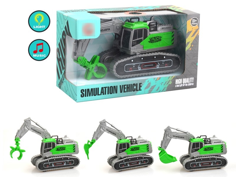 FRICTION FARMER TRUCK W/LIAGHT & MUSIC,3ASST - HP1165472
