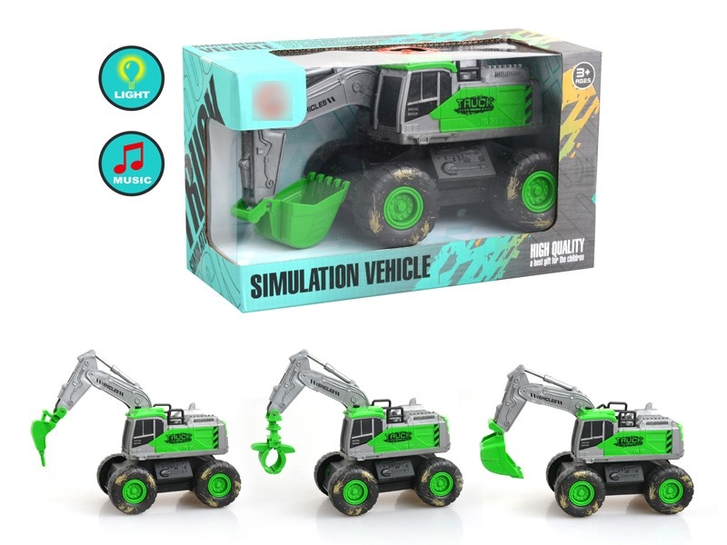 FRICTION FARMER TRUCK W/LIAGHT & MUSIC,3ASST - HP1165473