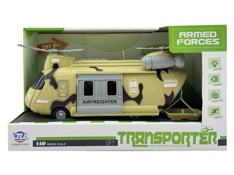 FRICTION CONSTRUCTION CAR W/LIGHT & MUSIC & PROJECTOR，INCLUDED BATTERY - HP1165626