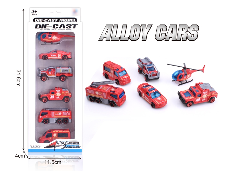 1:64 FREE WAY DIE-CAST CAR，6PCS - HP1165999