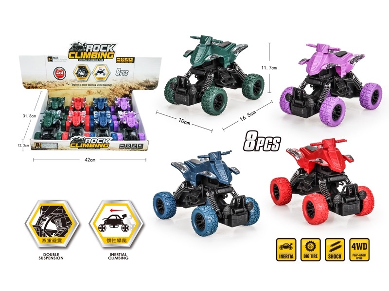 FRICTION MOTORBIKE 8PCS/DISPLAY - HP1166010