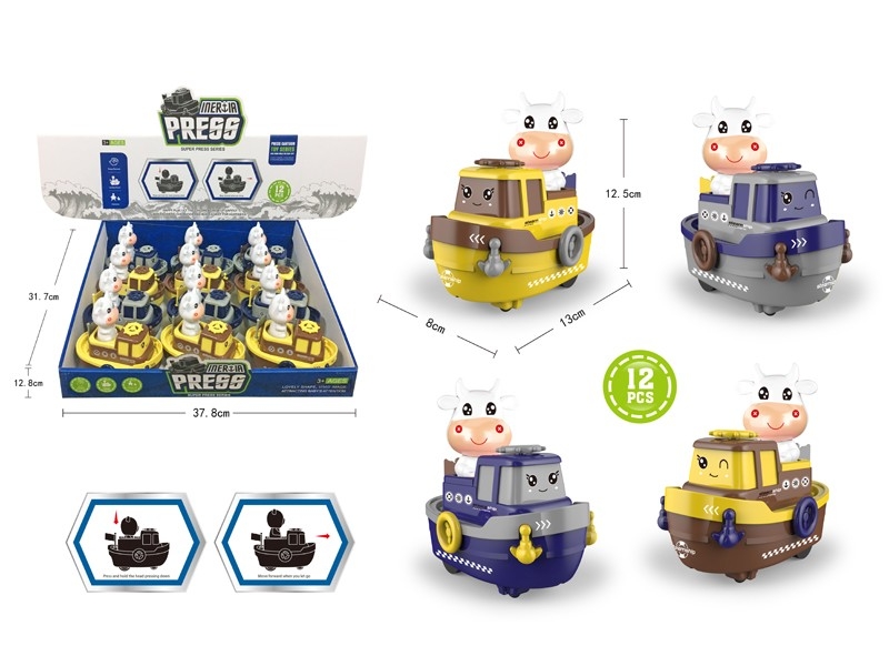 FRICTION STEAMSHIP 12PCS/DISPLAY - HP1166057