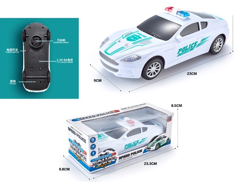 B/O BUMP & GO POLICE CAR W/LIGHT & MUSIC - HP1166160