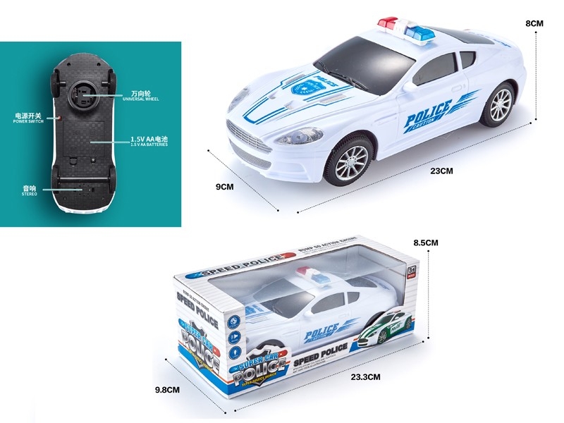 B/O BUMP & GO POLICE CAR W/LIGHT & MUSIC - HP1166162