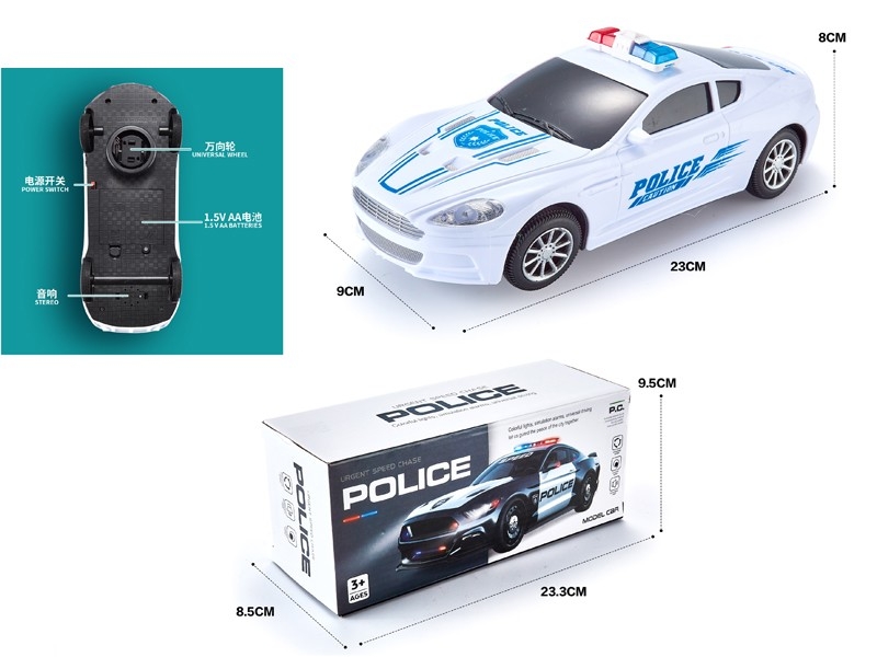 B/O BUMP & GO POLICE CAR W/LIGHT & MUSIC - HP1166163