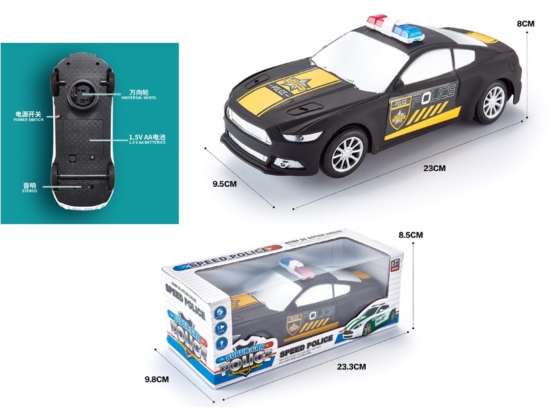 B/O BUMP & GO POLICE CAR W/LIGHT & MUSIC - HP1166166