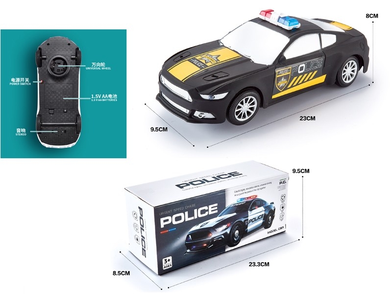 B/O BUMP & GO POLICE CAR W/LIGHT & MUSIC - HP1166167