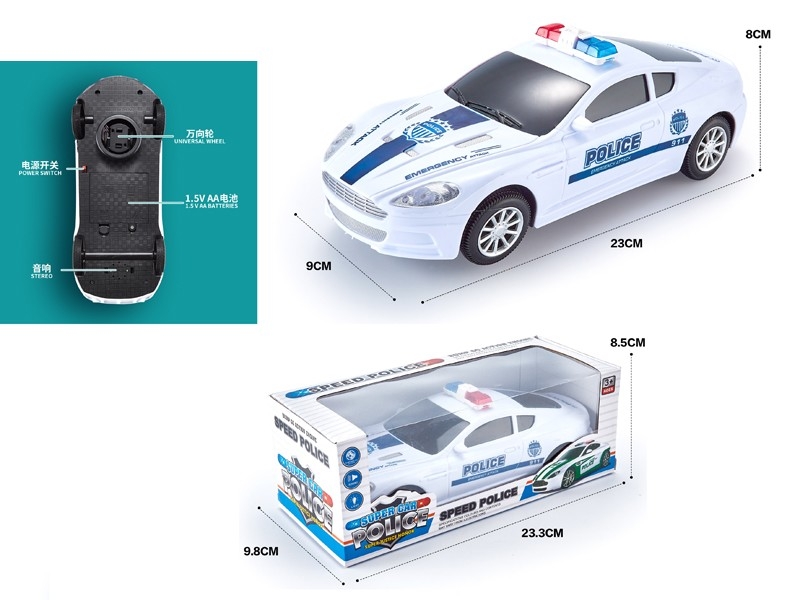 B/O BUMP & GO POLICE CAR W/LIGHT & MUSIC - HP1166168