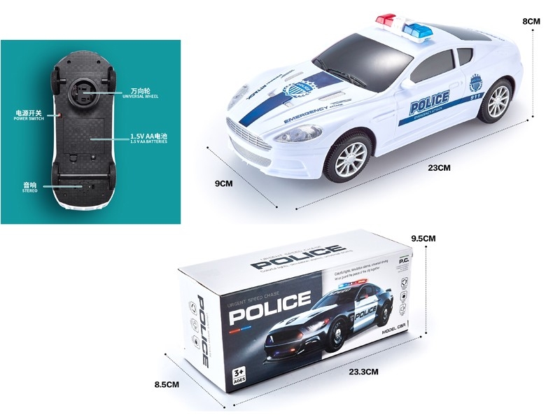 B/O BUMP & GO POLICE CAR W/LIGHT & MUSIC - HP1166169