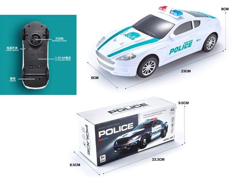 B/O BUMP & GO POLICE CAR W/LIGHT & MUSIC - HP1166170