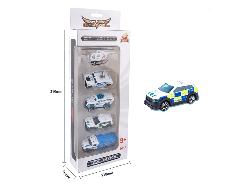 1:64 FREE WAY DIE CAST POLICE CAR - HP1166330