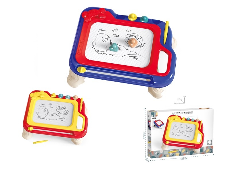 MAGNETIC DRAWING BOARD RED/DARK BLUE - HP1166338