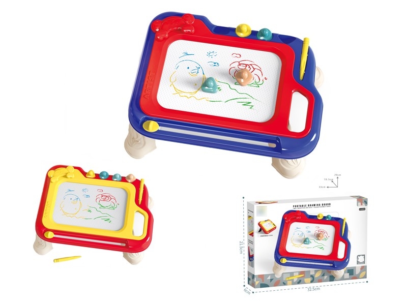 COLOR MAGNETIC DRAWING BOARD RED/DARK BLUE - HP1166339