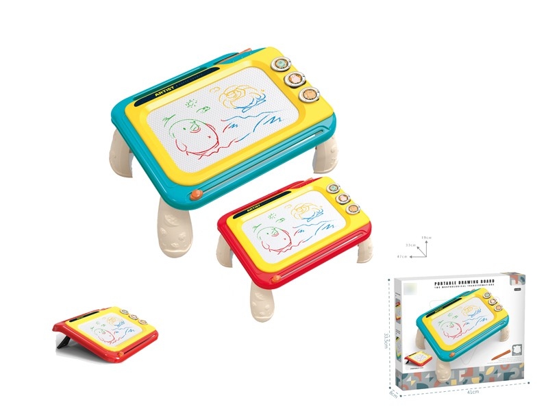 COLOR MAGNETIC DRAWING BOARD RED/BLUE GREEN - HP1166343