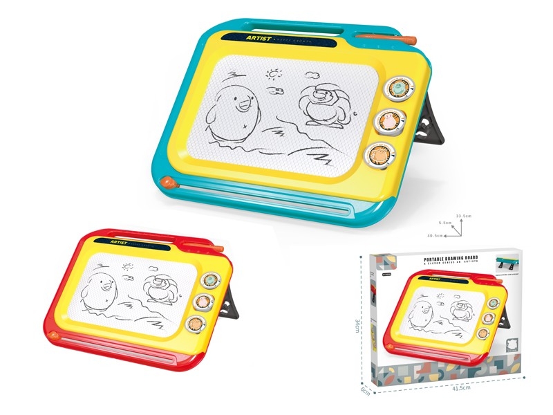 MAGNETIC DRAWING BOARD RED/BLUE GREEN - HP1166344