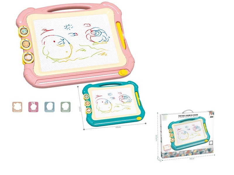 COLOR MAGNETIC DRAWING BOARD BLUE/PINK - HP1166355