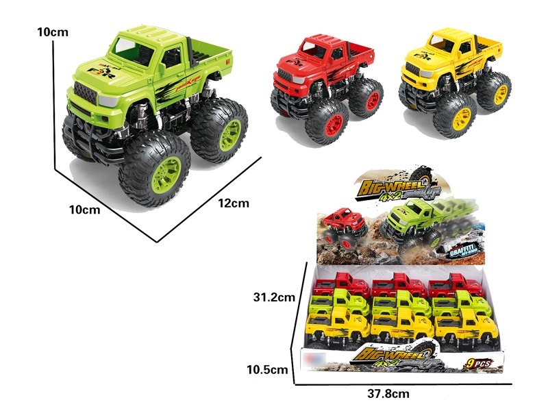 FRICTION CAR 9PCS/DISPLAY - HP1166377