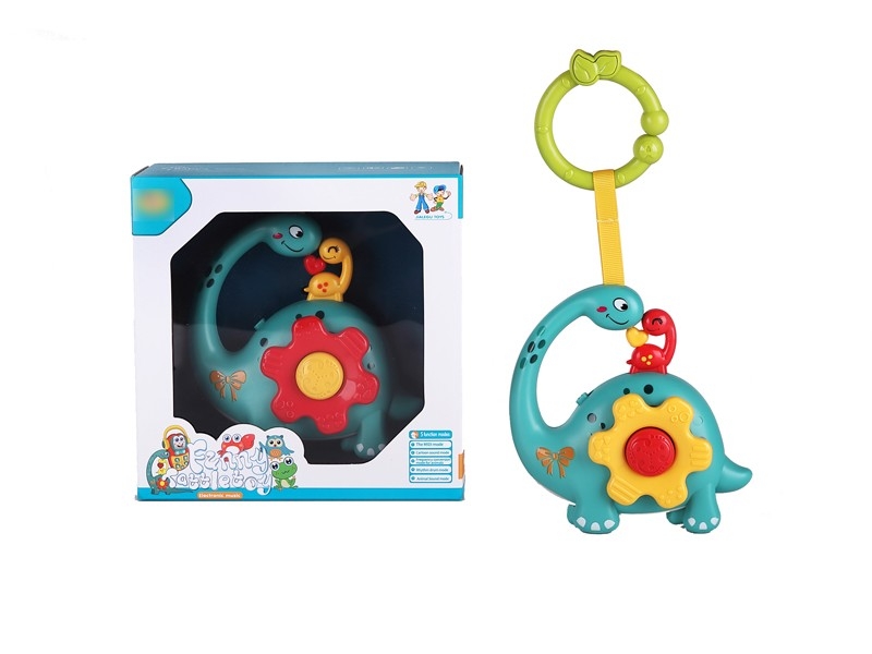 BABY RATTLE W/LIGHT & MUSIC NOT  INCLUDE BATTER，YELLOW/RED - HP1166550