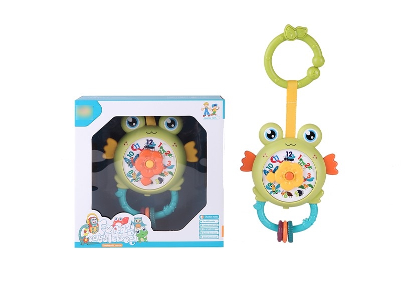 BABY RATTLE W/LIGHT & MUSIC NOT  INCLUDE BATTER，YELLOW/ORANGE - HP1166553