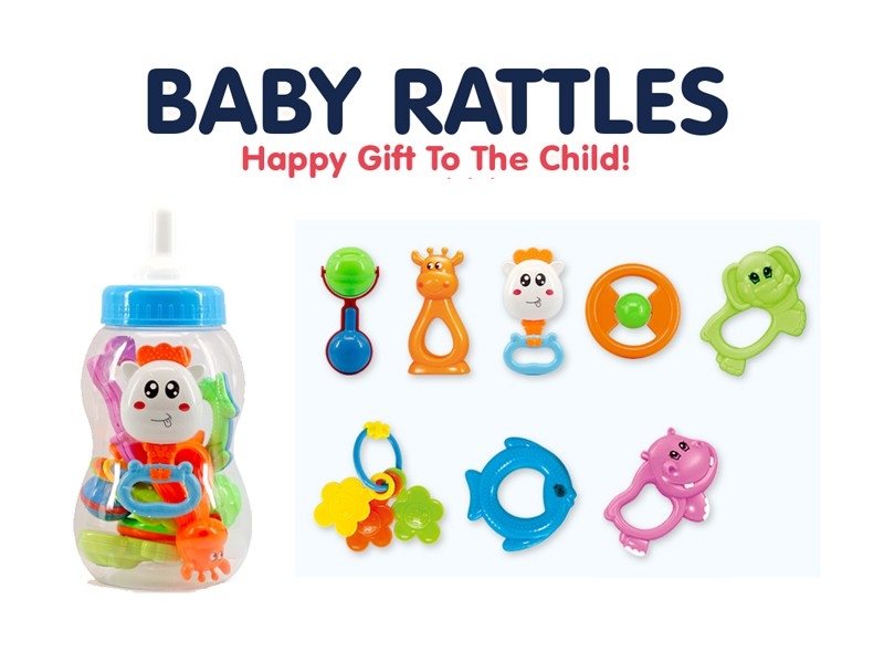 BABY RATTLES 7PCS - HP1166627