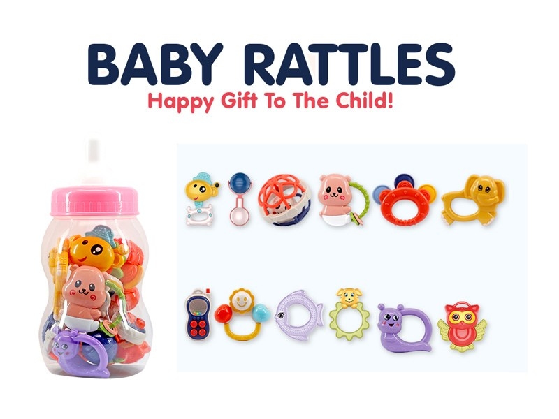BABY RATTLES 12PCS - HP1166629