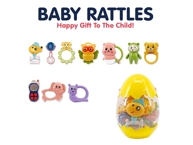 BABY RATTLES 10PCS - HP1166632