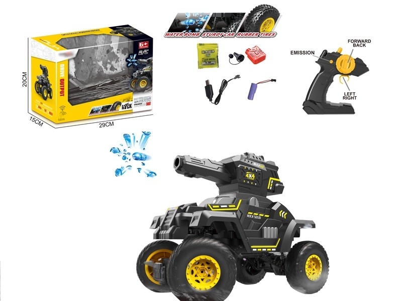 1:18 R/C WATER BULLET SHOOTING CAR，INCLUDED BATTERY - HP1167063