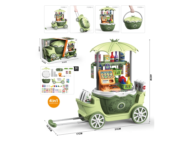 SHOPPING CART W/CASH REGISTER 50PCS - HP1167137