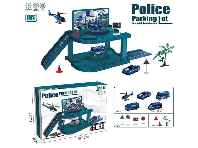 POLICE PARKING LOT SET - HP1167261