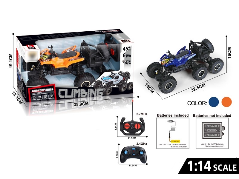1:14 R/C CLIMBING CAR，NOT INCLUDED BATTERY - HP1167439