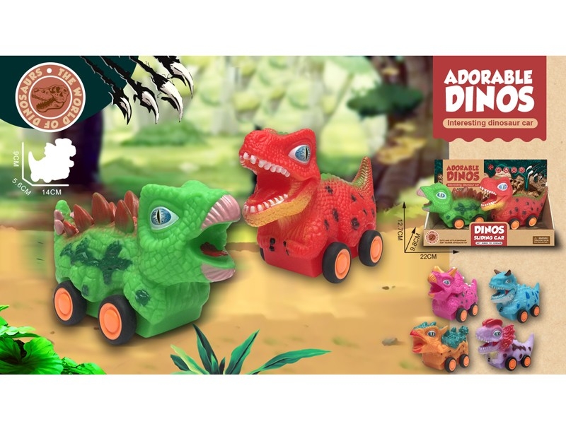 FREE WAY DINOSAUR CAR 2PCS/DISPLAY - HP1167744