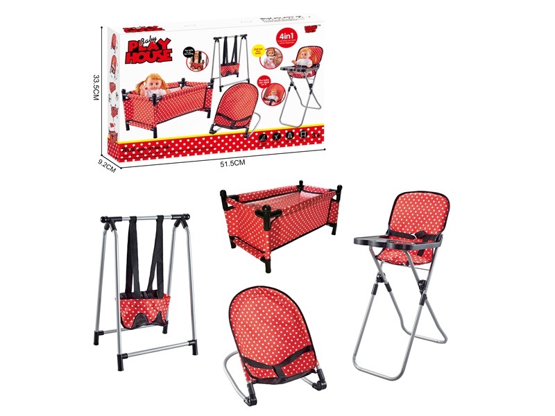 BABY PLAY HOUSE(CRIB，SWING，DINING CHAIR，ROCKING CHAIR) - HP1168296