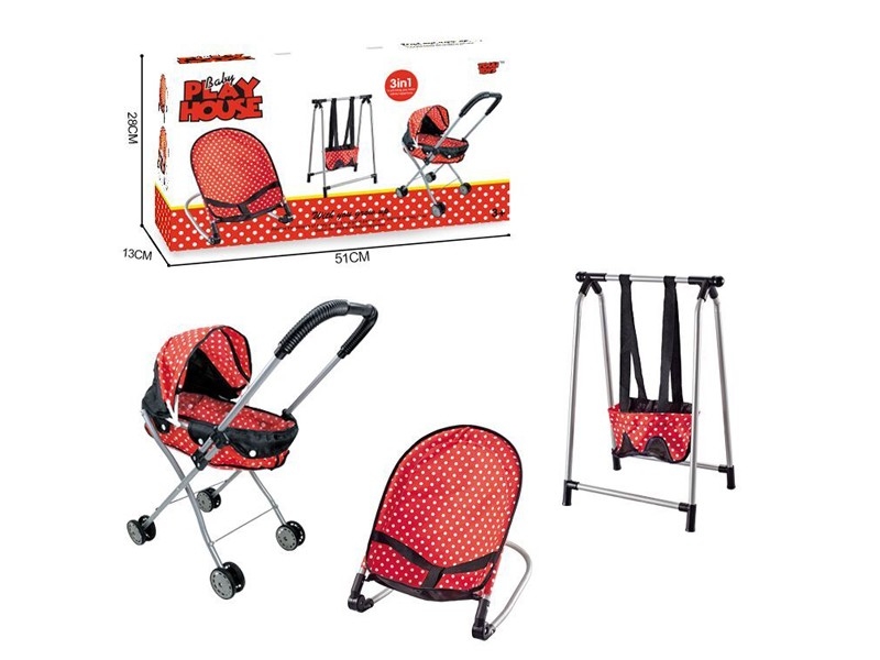 BABY PLAY HOUSE(IRON STROLLER，SWING，ROCKING CHAIR） - HP1168306