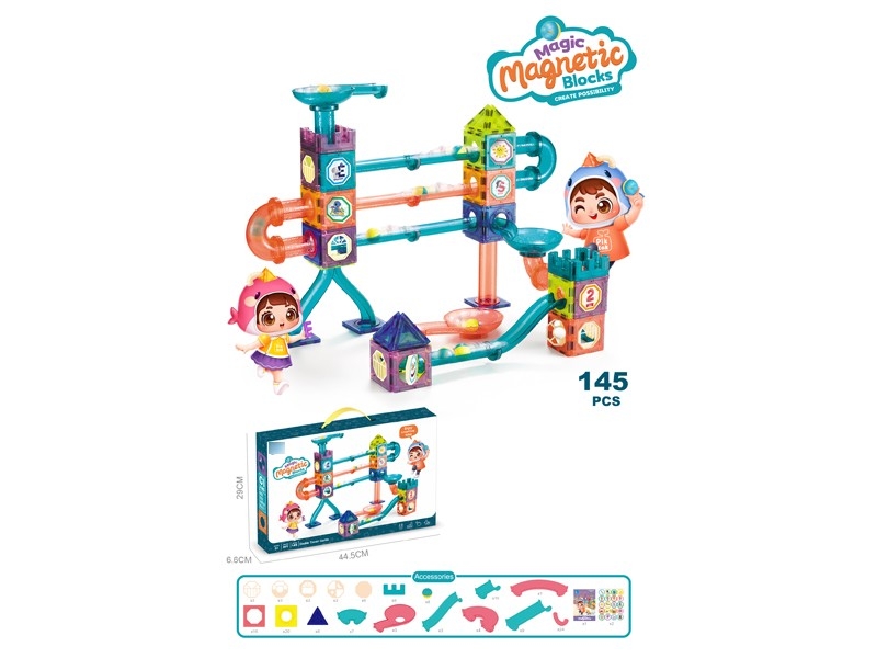MAGNETIC BUILDING BLOCKS 145PCS - HP1168543