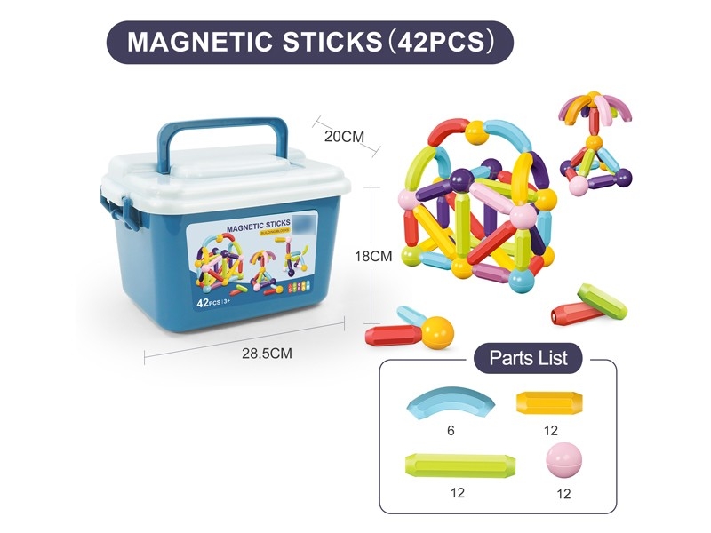 MAGNETIC STICKS 42PCS - HP1168591