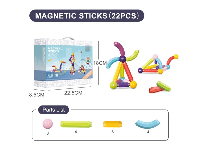 MAGNETIC STICKS 22PCS - HP1168594