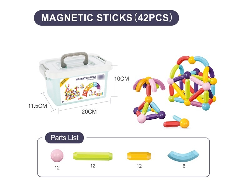 MAGNETIC STICKS 42PCS - HP1168597